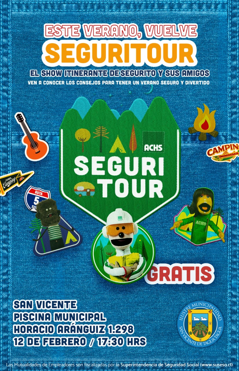 EL SHOW ITINERANTE “SEGURITOUR EN CAMPING” LLEGA A SAN VICENTE DE TAGUA TAGUA