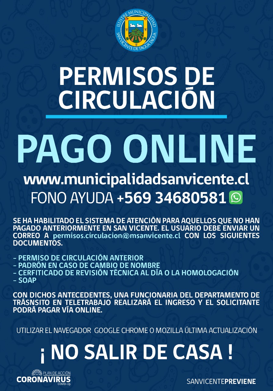 NUEVA ACTUALIZACIÓN PAGO DE PERMISOS DE CIRCULACIÓN