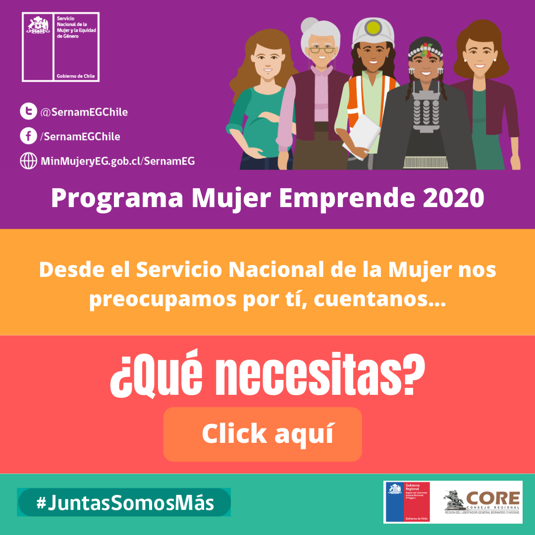 SÚMATE AL PROGRAMA MUJER EMPPRENDE 2020